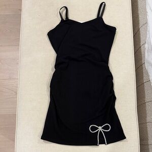 Brand New Katie J Ruby Bow Detail Dress